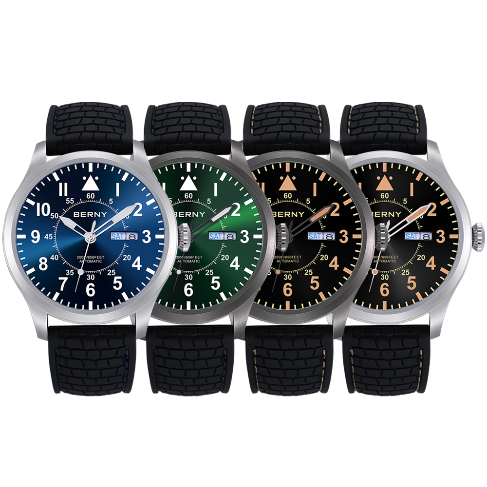 BERNY 20Bar Diver Men's Automa - огляд і ціна Seiko Watch Presage