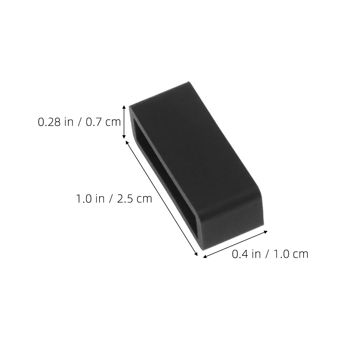 8Pcs 22Mm Black Silicone Watch - огляд і ціна Silicone Watch Band 22Mm