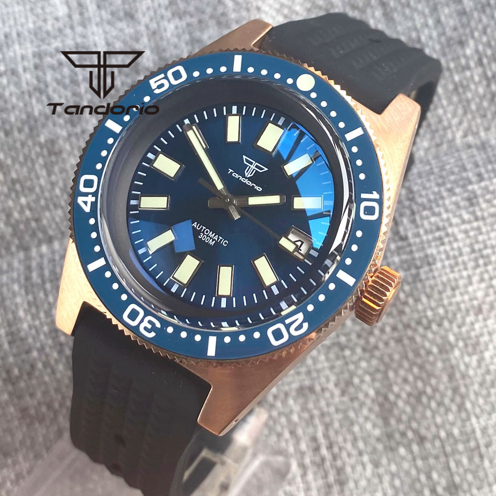 Tandorio 62 MAS CUSN8 Solid Br - огляд і ціна Rubber Strap Diver