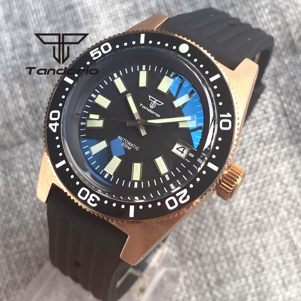 Tandorio 62 MAS CUSN8 Solid Br - огляд і ціна Rubber Strap Diver