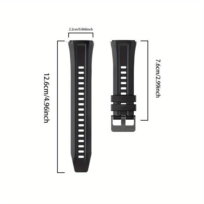 22mm Silicone Strap For Huawei - огляд і ціна Silicone Watch Band 22Mm