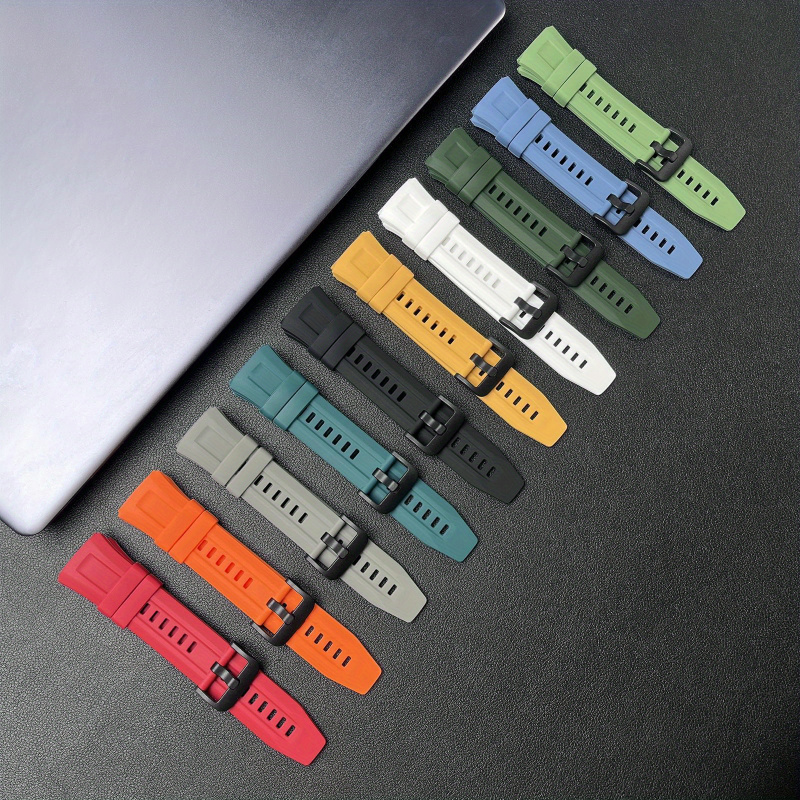22mm Silicone Strap For Huawei - огляд і ціна Silicone Watch Band 22Mm