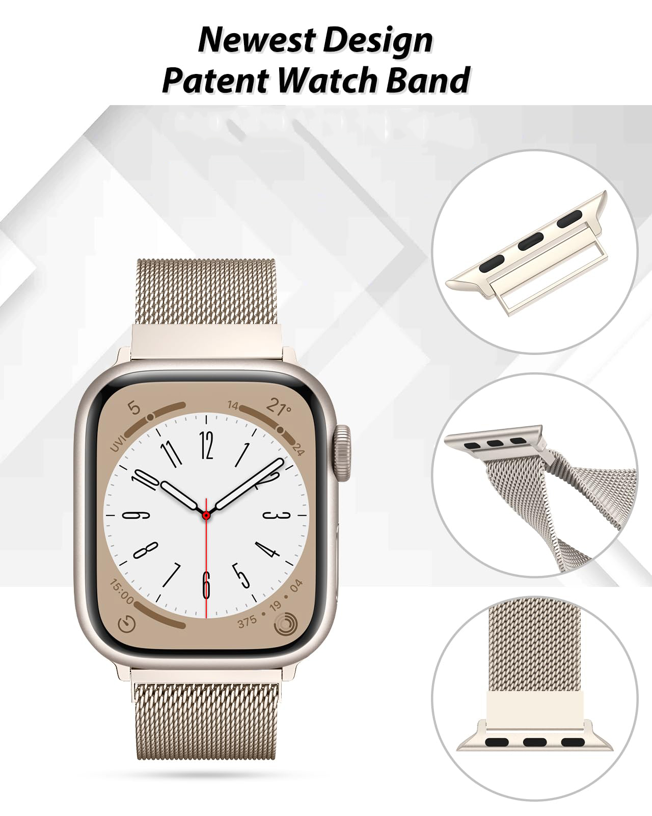 Milanese Strap For apple Watch - огляд і ціна Milanese Loop Magnetic