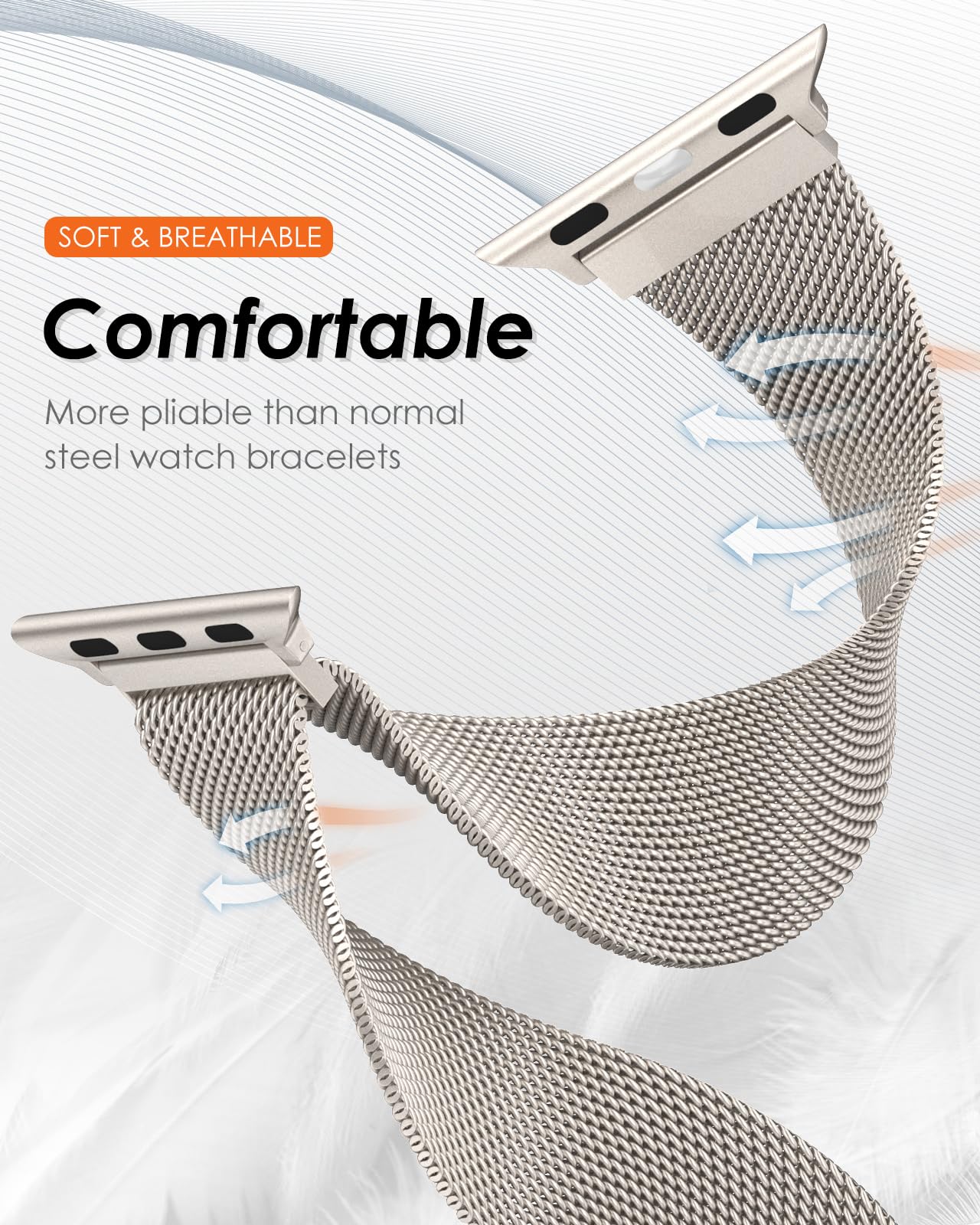 Milanese Strap For apple Watch - огляд і ціна Milanese Loop Magnetic