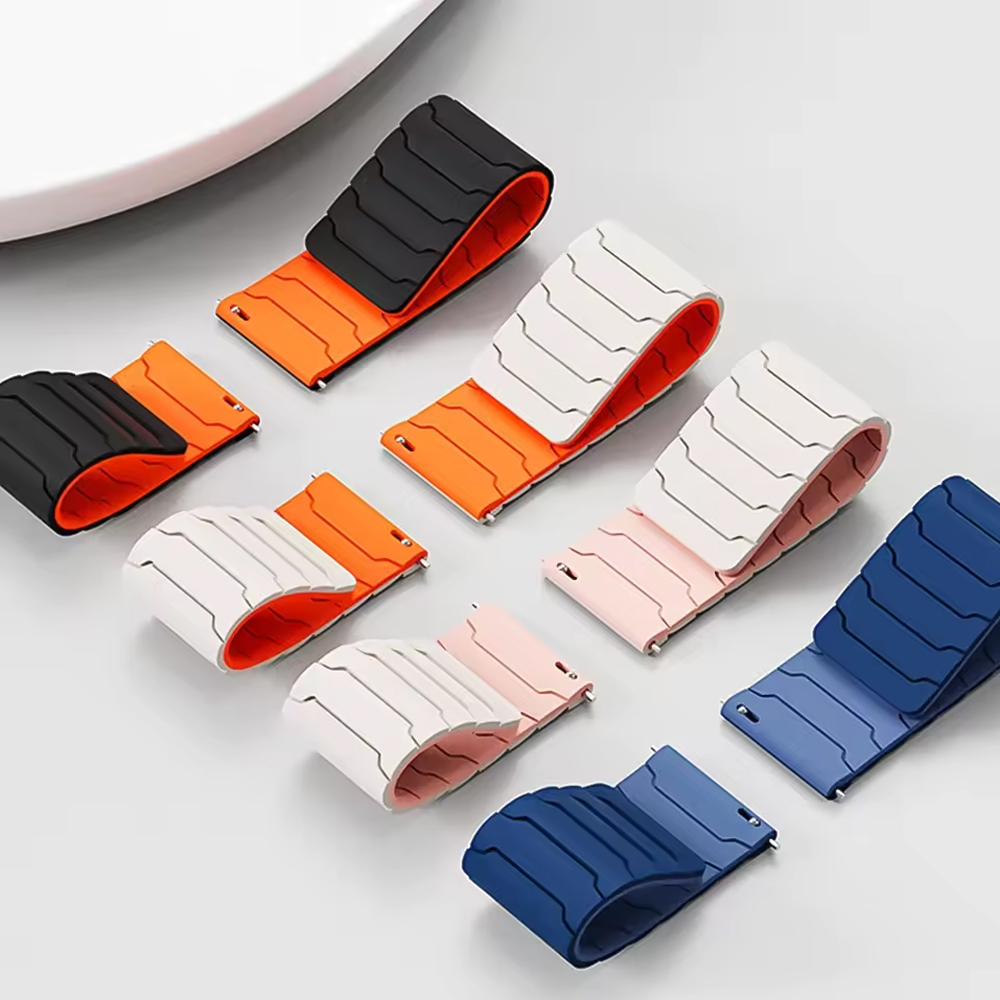22mm 20mm Magnetic Band For Sa - огляд і ціна Silicone Watch Band 22Mm