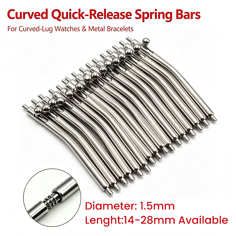 Dia 1.5mm Curved Quick Release - огляд і ціна Curved Spring Bar